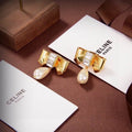 Celine Earrings Gold 819