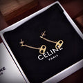 Gold Chain Drop Earrings