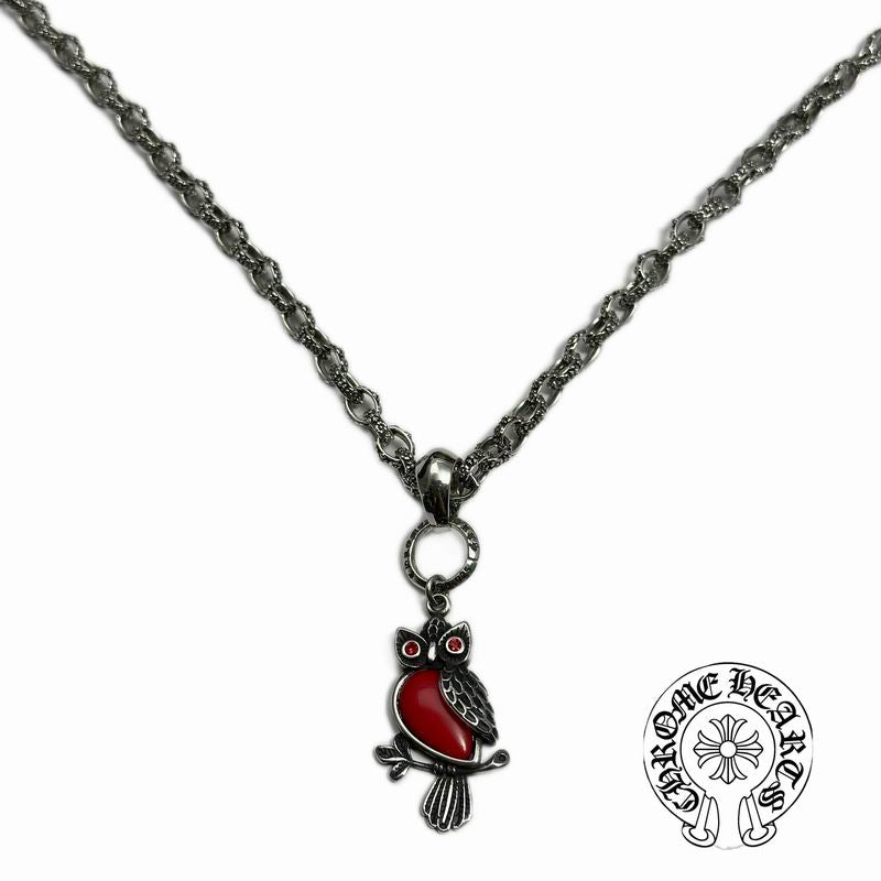 Chrome Hearts Owl Pendant Necklace