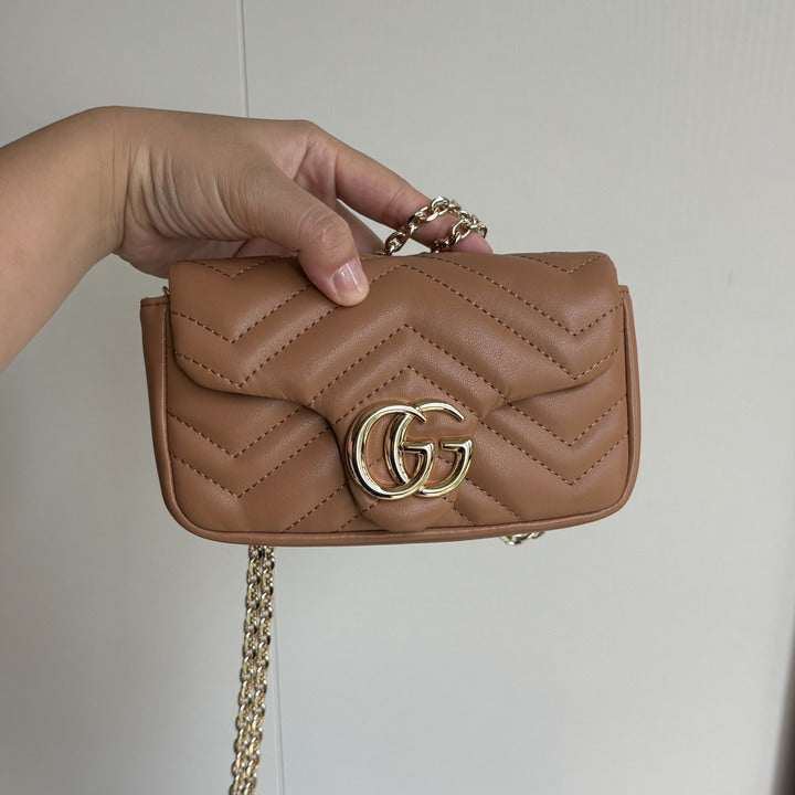 Gucci GG Marmont Super Mini Bag – Rose Beige Matelassé Leather