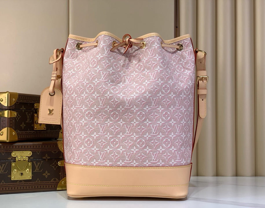 Monogram Canvas Bucket Bag with Vachetta Leather Trim