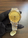 Omega Gold Silver Watch 823