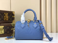 Louis Vuitton Speedy Bandoulière 20 – Bleu Nuage Monogram Empreinte