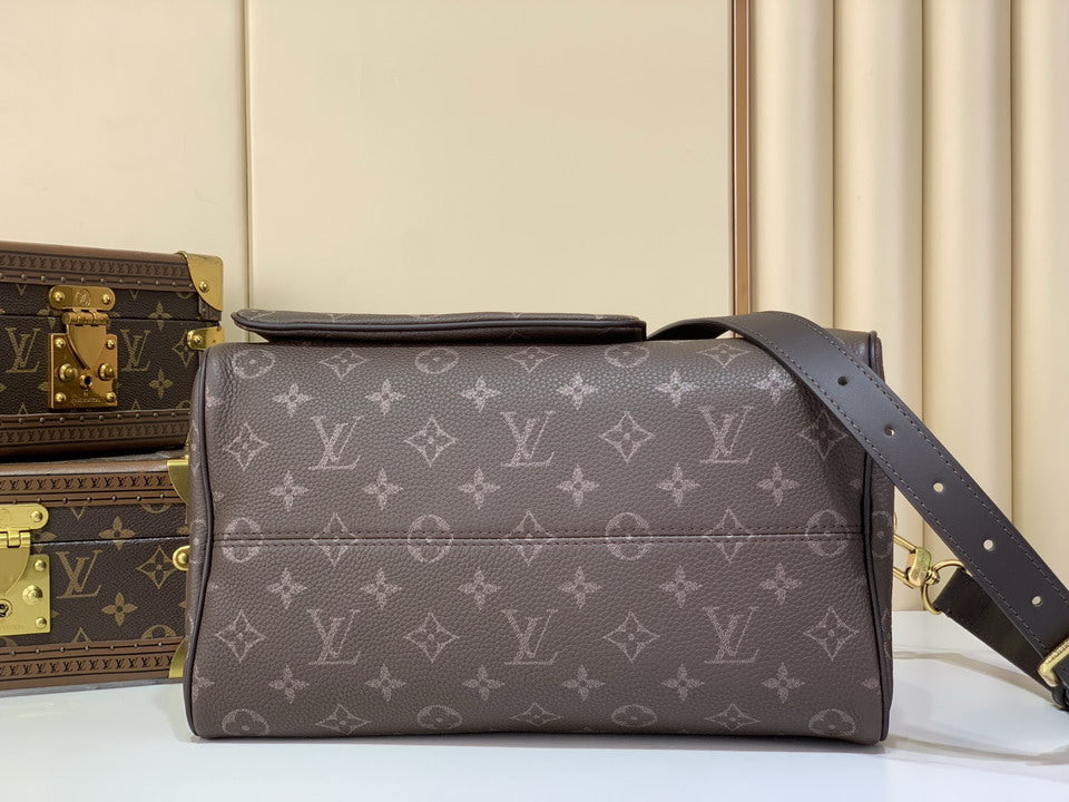Monogram Canvas Speedy Bag with Shoulder Strap